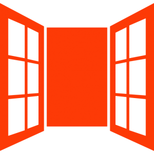 picto porte fenêtre orange